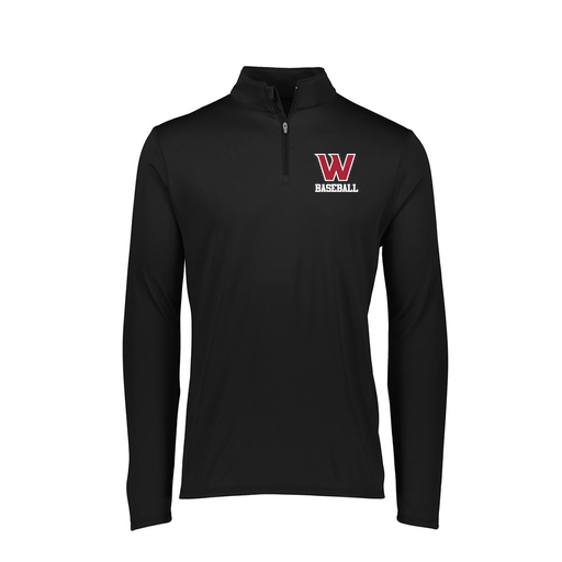 [FTLQFLBK-FAXS-LOGO1] Decker Women's Flex-Lite 1/4 Zip Shirt (Female Adult XS, Black)
