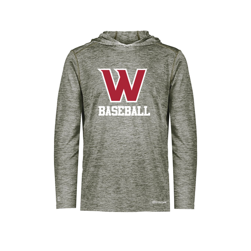 [FOLHCGGY-YS-LOGO1] Decker Youth Charge Hoodie (Youth S, Gray)